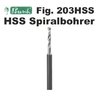 Spiralbohrer  m. Schaft Busch Fig. 203 HSS 005-016