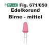 Schleifkörper Edelkorund rosa Fig. 671 050